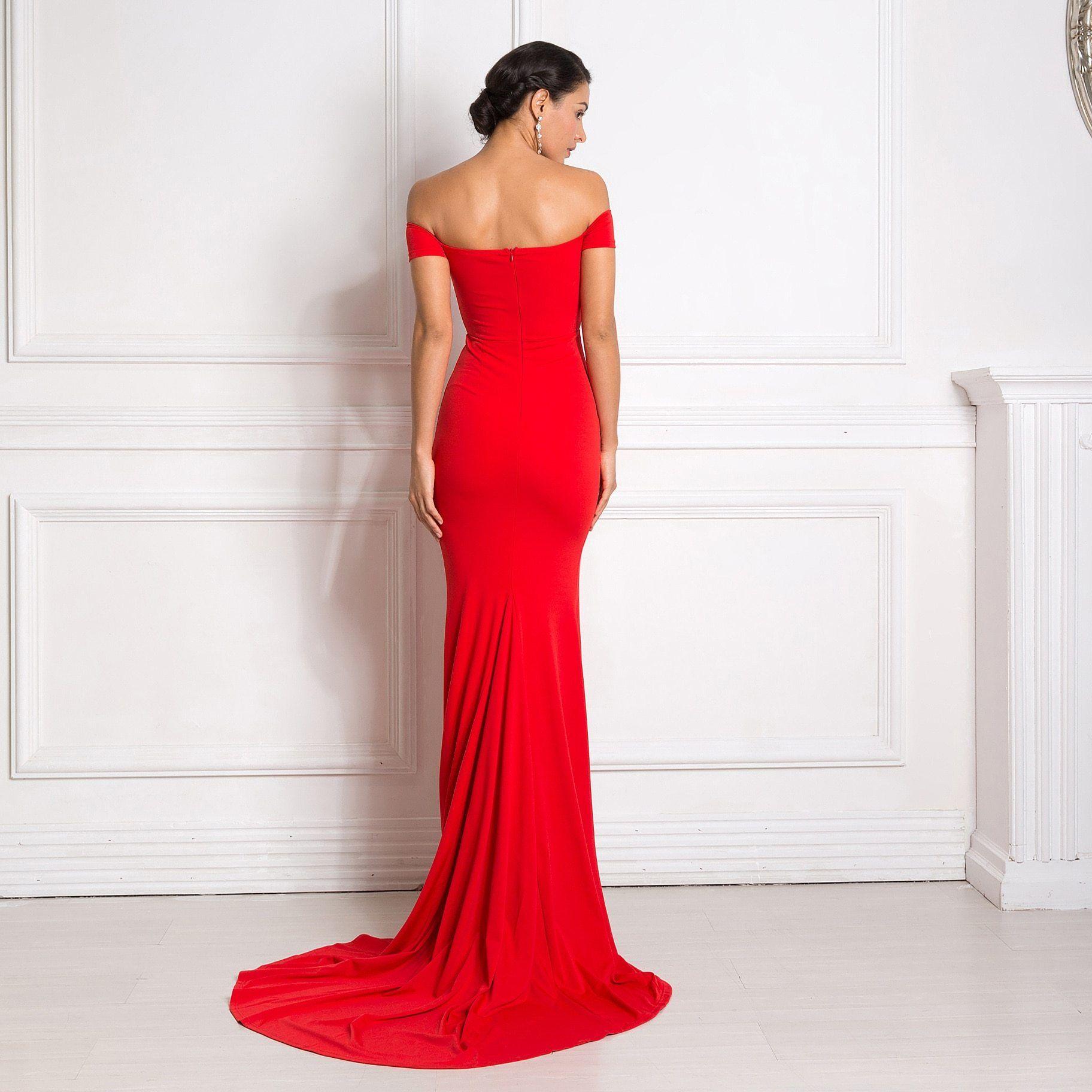 Strapless Floor-Length Dress