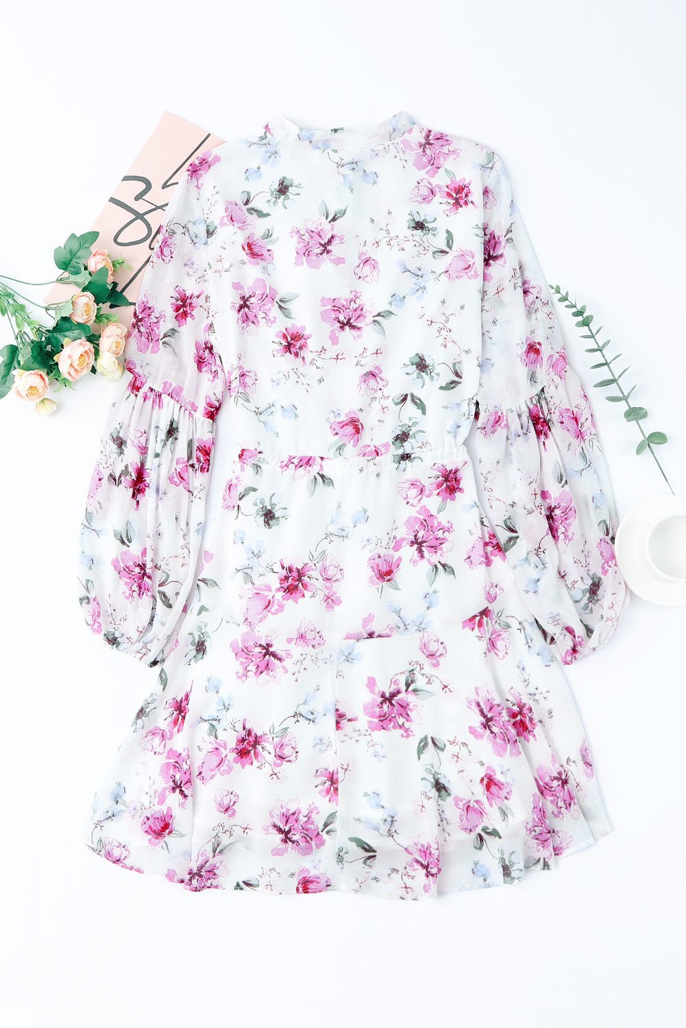 Vintage Floral Flowy Dress