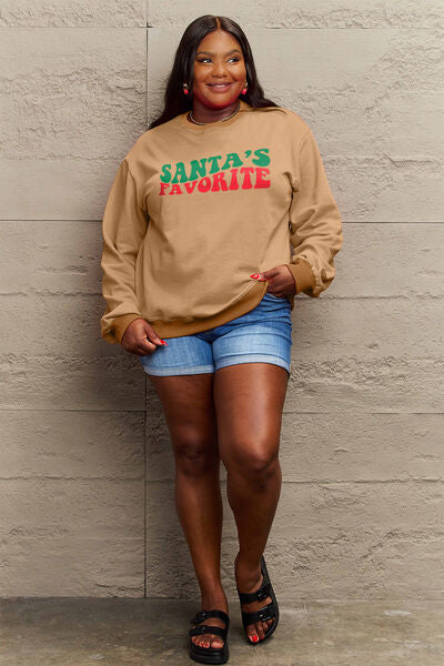 Christmas SANTA'S FAVORITE Women Sweatshirt