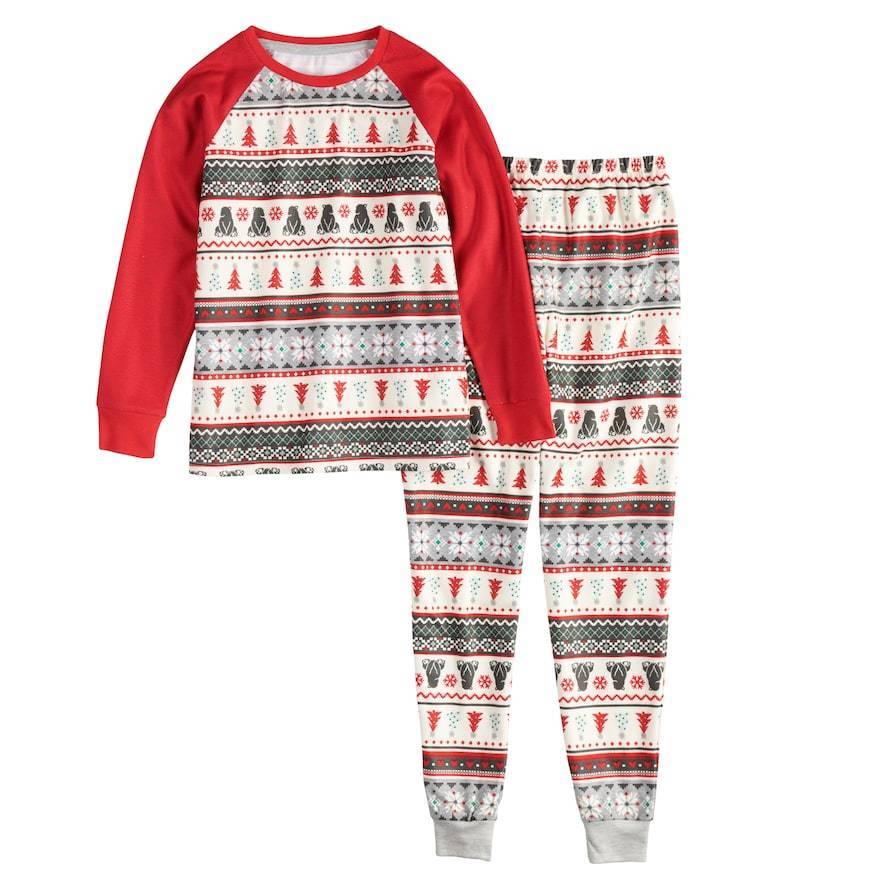 Bear Print Christmas Family Matching Pajamas Sets