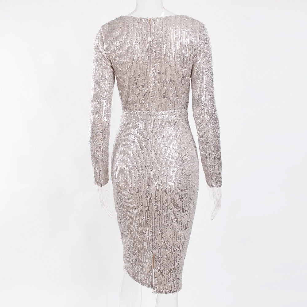 Collections of Sequin Midi Dresses