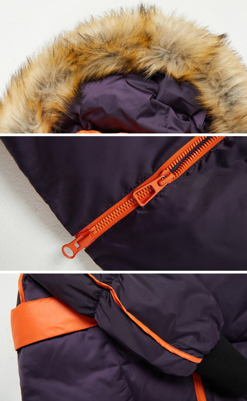 X-Long Puffer Jacket Faux Fur Parka