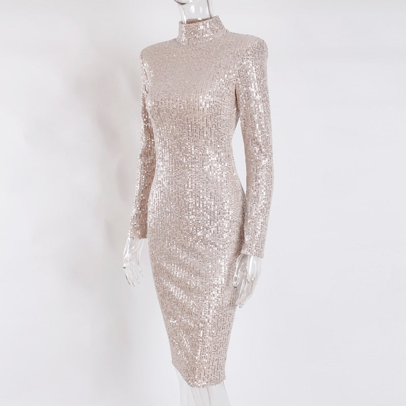 Collections of Sequin Midi Dresses