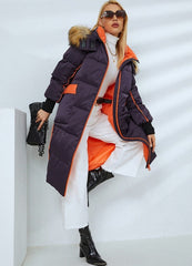 X-Long Puffer Jacket Faux Fur Parka