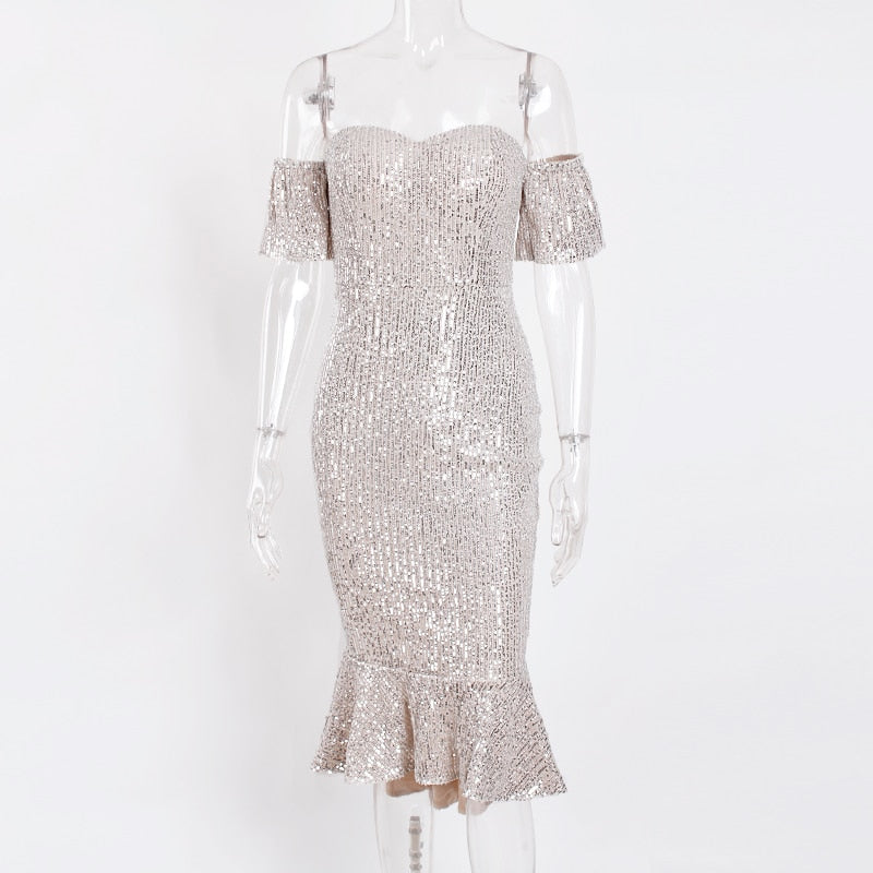 Collections of Sequin Midi Dresses