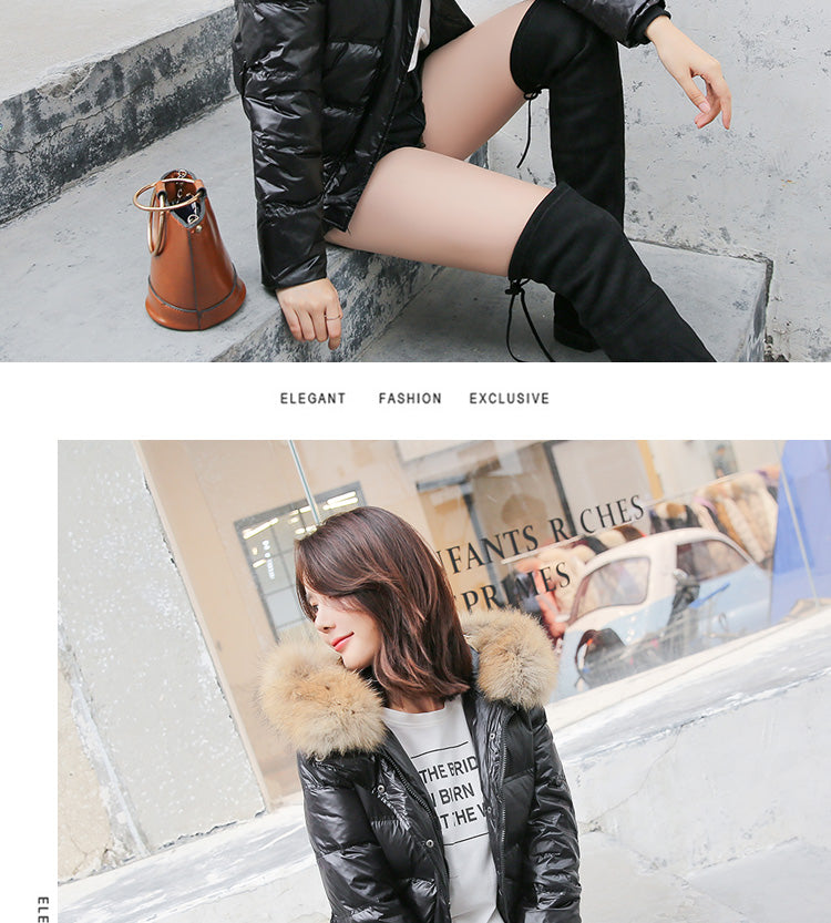 Duck Down Short Puffer Jackets