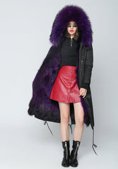 Real Fox Fur Liner Waterproof Coats (Multi - Colors)