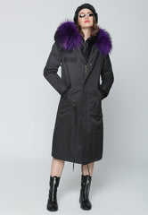 Real Fox Fur Liner Waterproof Coats (Multi - Colors)