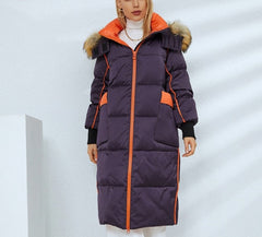 X-Long Puffer Jacket Faux Fur Parka