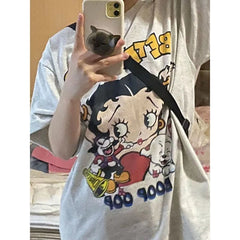 Betty Boop Graphic White Tshirt