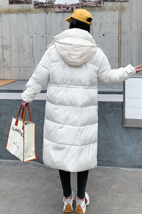 Hooded Long Puffer Jackets