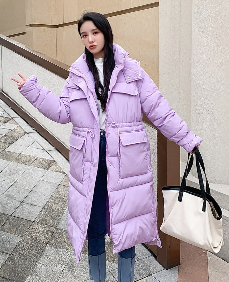 Hooded Long Puffer Jackets