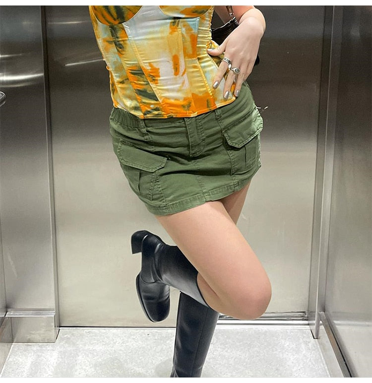 Cargo Mini Skirt