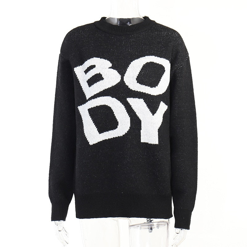 Bold Lettering Sweatshirt