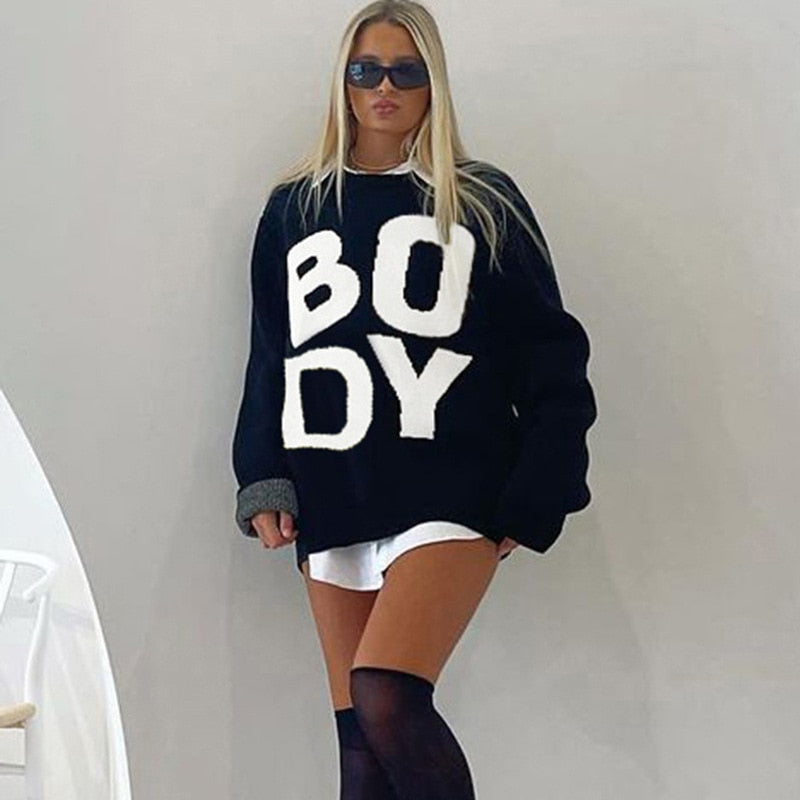 Bold Lettering Sweatshirt