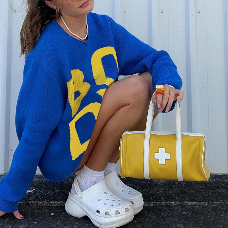 Bold Lettering Sweatshirt