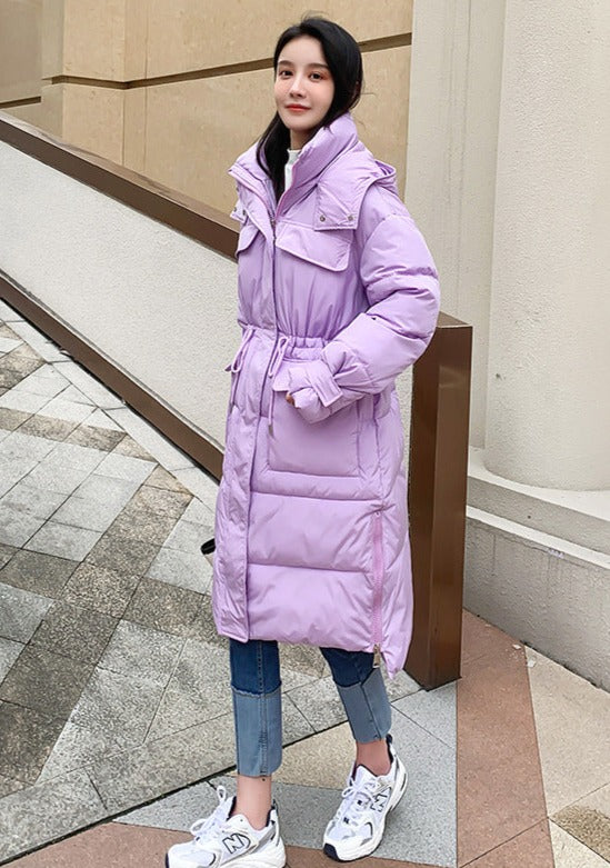 Hooded Long Puffer Jackets