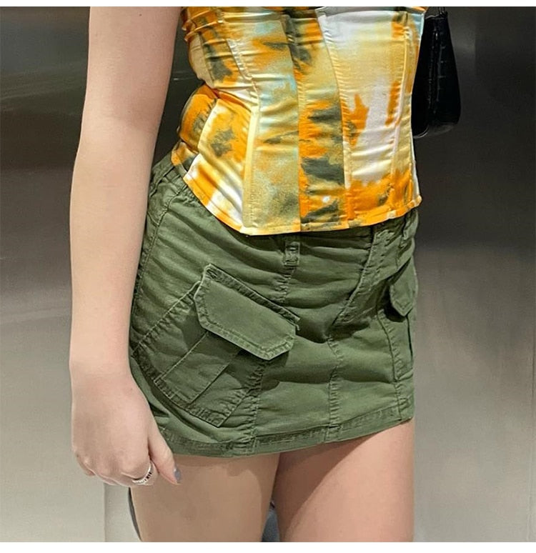 Cargo Mini Skirt