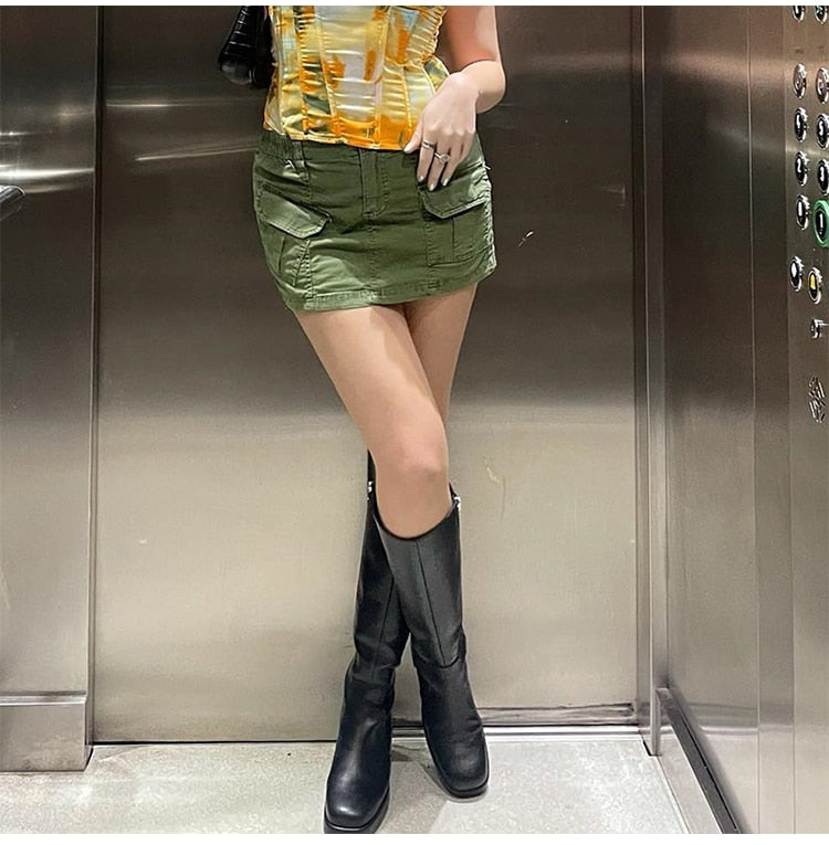 Cargo Mini Skirt