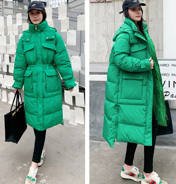 Hooded Long Puffer Jackets