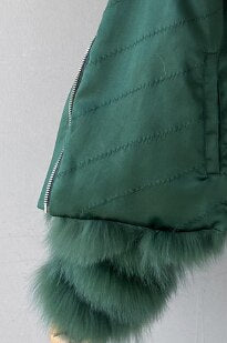 Reversible Knitted Real Fur Vests Silk Lining