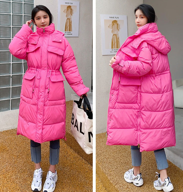 Hooded Long Puffer Jackets