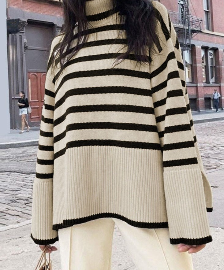 Stripe Lose Sweater