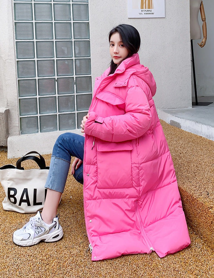 Hooded Long Puffer Jackets