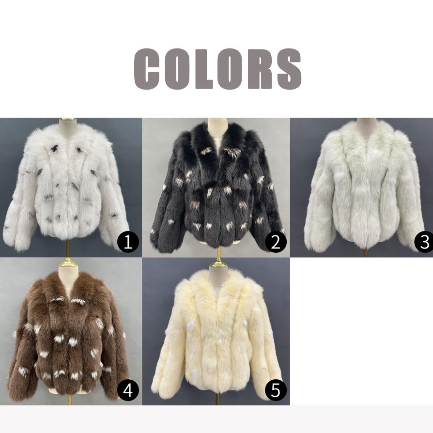 Dots & Dots Real Fur Coats