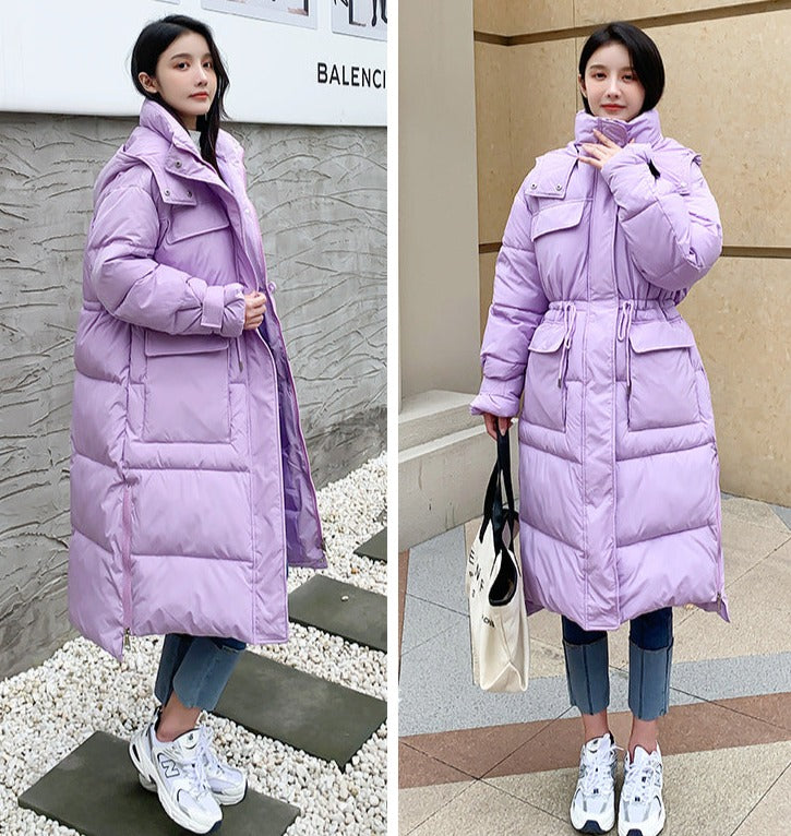 Hooded Long Puffer Jackets