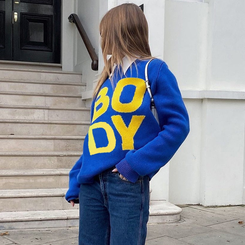 Bold Lettering Sweatshirt