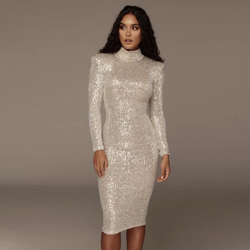 Collections of Sequin Midi Dresses