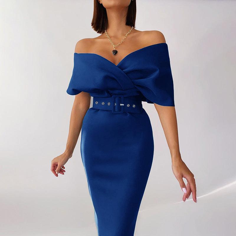 Off Shoulder Elegant Vintage Dress