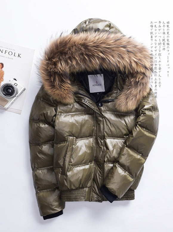 Duck Down Short Puffer Jackets