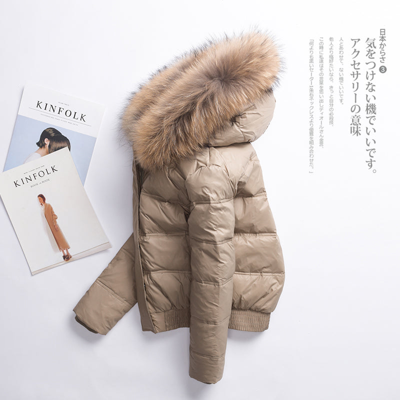 Duck Down Short Puffer Jackets