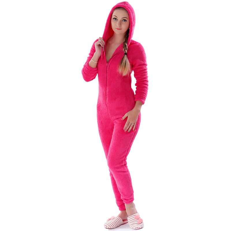 Fluffy Teddy Fleece Hoodie Onesie Sets