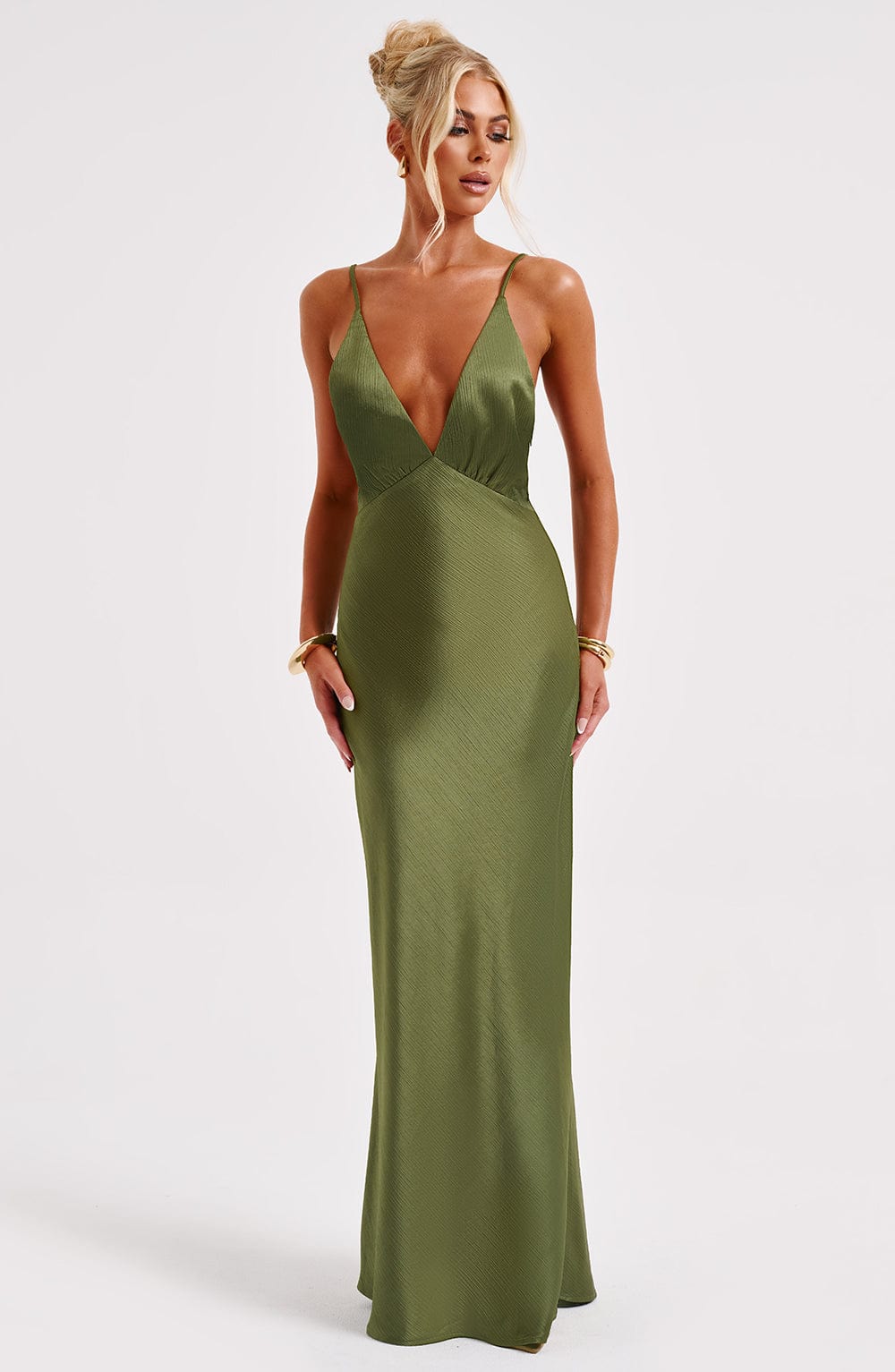 Anja Maxi Dress - Khaki