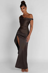 Juliene Maxi Dress - Charcoal