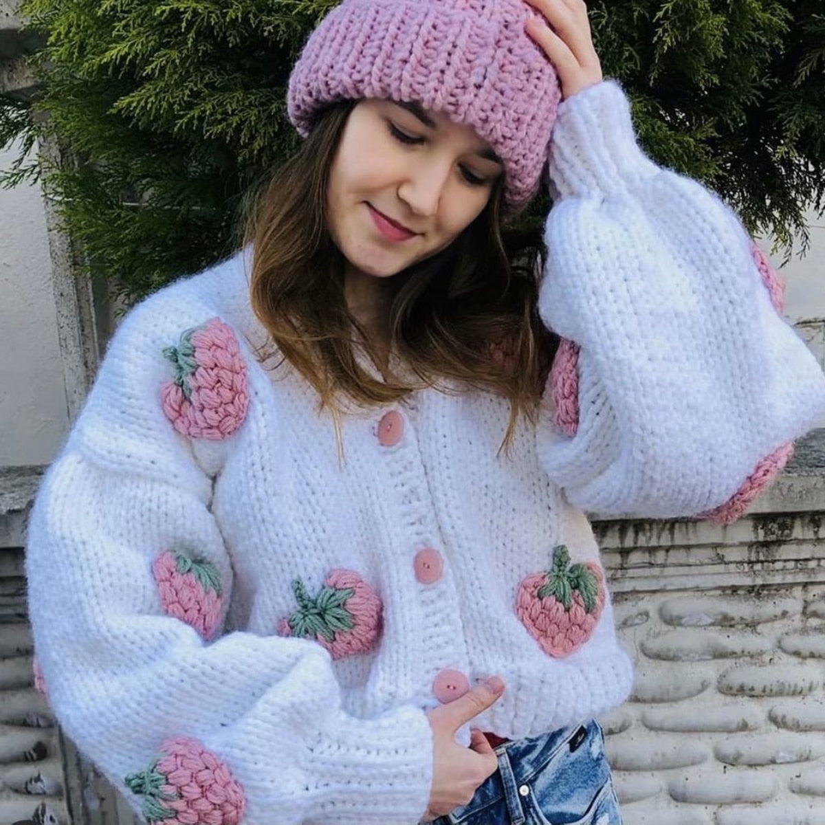 Knitted Chunky Cardigan