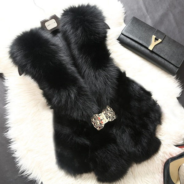 Real Fox Fur Vest (Multi-Colors)