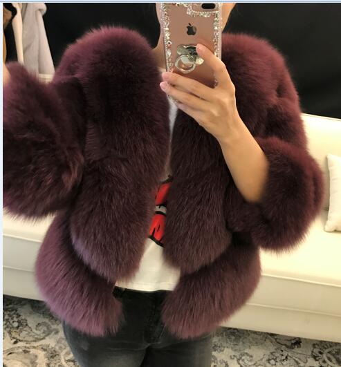 Real Natural Fox Fur Waistcoats (Multi- Colors)