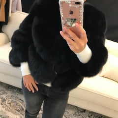 Real Natural Fox Fur Waistcoats (Multi- Colors)